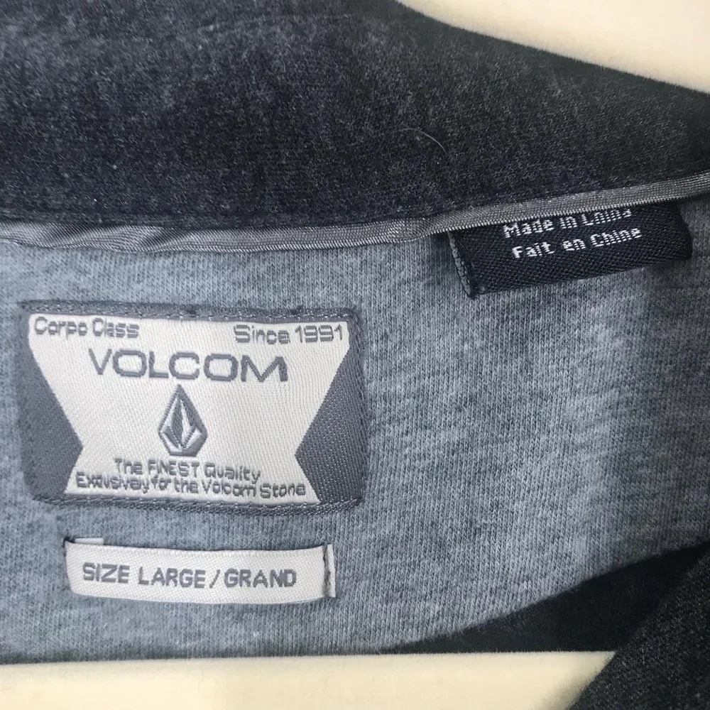 VOLCOM BLACK SHORT SLEEVE POLO - Picture 4 of 7